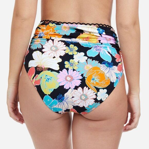 Profile by Gottex Women's Standard Rising Sun High Waisted Bikini Bottom Size 8 - Picture 2 of 6